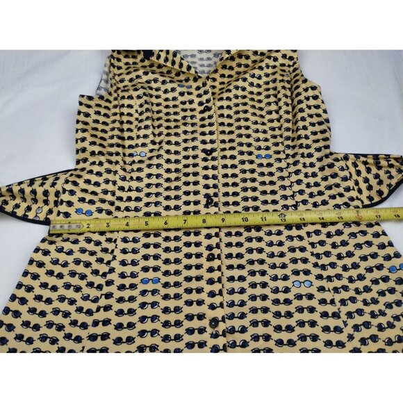 Nic+Zoe Women's Yellow/Black Dress/Midi Sz XS SKU 3932 - Picture 8 of 8